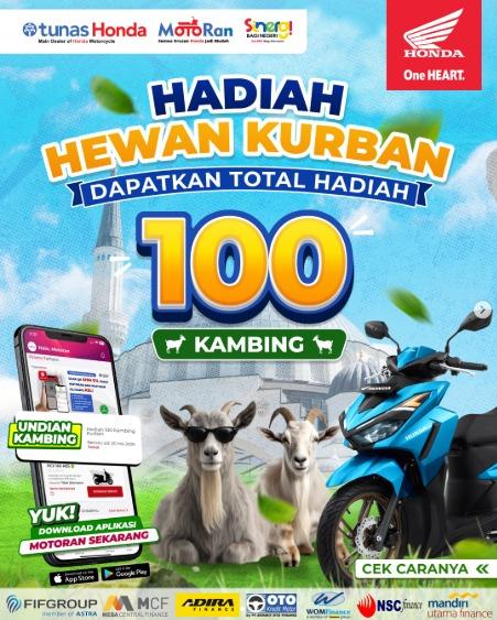 Sambut Idul Adha, Astra Motor Natar Tebar Kebaikan Melalui Program Undian 100 Ekor Kambing Kurban